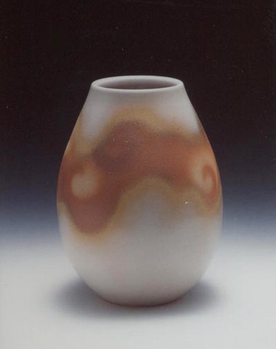 「炎彩壺」